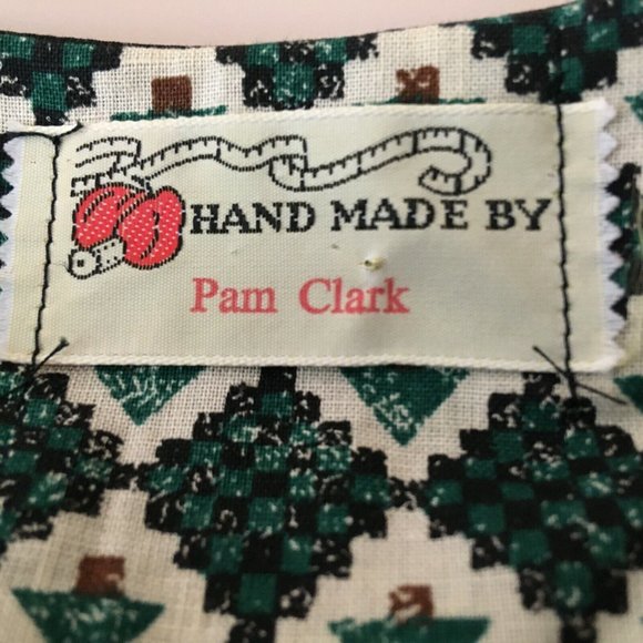 Winter Wonderland Christmas Holiday Multicolored Handmade Button Up Vest - Picture 8 of 8